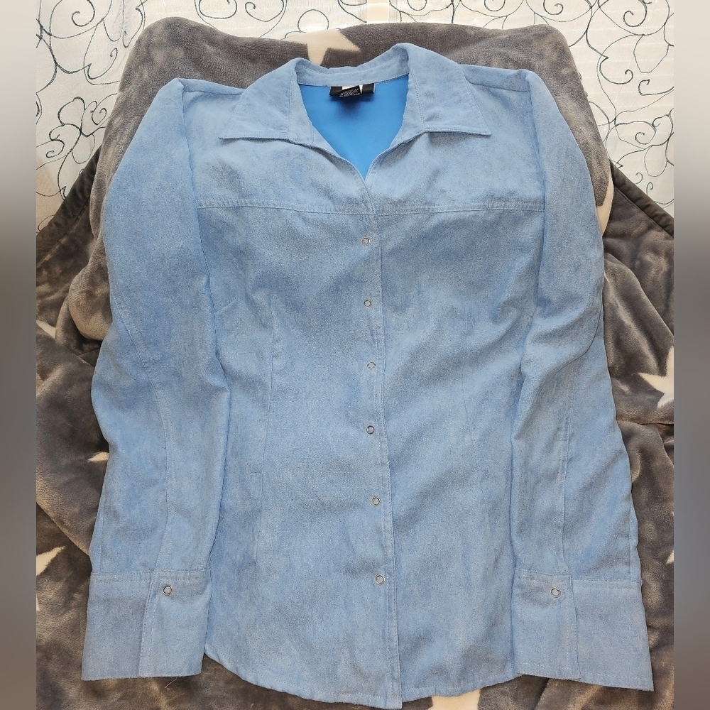 🛒💰Studio 1940 snap button blouse - Picture 6 of 7